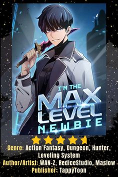 I'm The Max Level Newbie: Manhwa Recommendation Max Level Newbie, Fantasy Manhwa, Anime Magi, Fantasy Authors, Light Novel, Fantasy Art, Drama