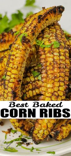 grilled corn on the cob with herbs