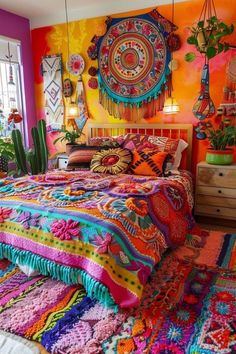 #homedecor, #interiordesign, #homedesign, #decor inspiration Eclectic Boho Bedroom, Boho Home Decor Bedroom, Moss Walls, Boho Bedroom Design, Boho Bedroom Ideas, Neutral Furniture, Boho Style Bedroom, Anthropologie Home, Cute Bedroom Ideas