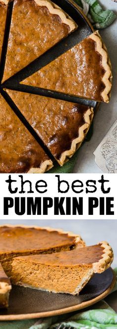 the best pumpkin pie recipe is made with only three ingredients and it's ready to be eaten