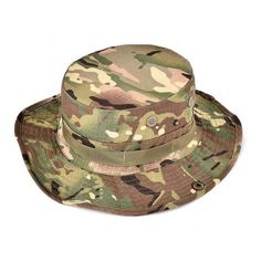 Lightweight fold up boonie hat in easy care poly cotton mix fabric. Brim can be fastened up at side. Rivet airholes in crown. One size multi fit for adults. Comes in ten color options. Booney Hat, Boonie Hat, Tactical Training, Camo Men, Army Cap, Hunting Hat, Bucket Cap, Military Training, Sun Cap