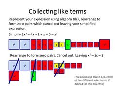 a number of different types of numbers on a sheet of paper with the words collecting like items