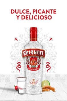 Tamarind Vodka, Smirnoff Recipes, Smirnoff Flavors, Tamarind Recipes, Smirnoff Ice, Smirnoff Vodka, Flavored Vodka, Sem Lactose