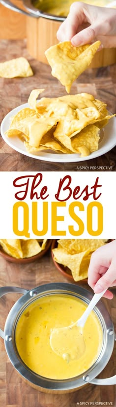 the best quesadilla recipe is made with cheese and tortilla chips