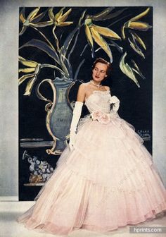 1950s Christian Dior Dress, 1950 Style, Fashion 1950, 50's Fashion, 1950 Fashion