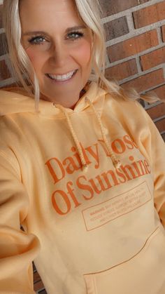 Daily dose of sunshine hoodie is the perfect way to add a little fun and warmth to your day. Crafted with an oversized fit and plenty of cozy details, it'll give you all the comfort and ease you need - plus a healthy glow of sunny style! So grab your ray of sunshine and get ready to shine! Trendy Soft-washed Hoodie For Spring, Spring Everyday Comfy Hoodie, Spring Comfy Hoodie, Comfy Spring Everyday Hoodie, Trendy Oversized Yellow Hoodie, Spring Everyday Hoodie, Trendy Everyday Hoodie For Spring, Cute Oversized Hoodie For Loungewear, Ray Of Sunshine