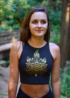 Seed of Life Crystal Crop Top Sacred Geometry Clothing - Etsy Sacred Geometry Clothing, Yoga Wear Women, Festival Crop Tops, Seed Of Life, Baby T Shirts, Cropped Tops, Bustiers, Sleeveless Vest, Yoga Wear