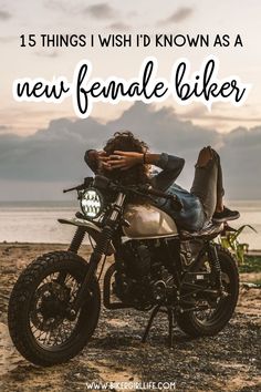 15 Things I Wish I'd Known as A New Female Biker What To Wear On A Motorcycle Ride Women, Biker Names Woman, Female Biker Aesthetic, Motorcycle Women Riders, Female Bikers, Woman Biker, Types Of Motorcycles, Lady Biker Aesthetic, Biker Chick Aesthetic