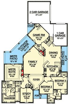 this is the first floor plan for these house plans