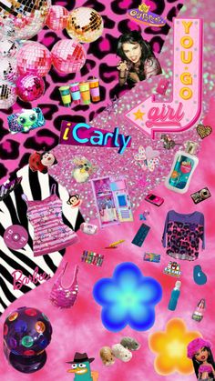 y2k childhood Icarly, Yearbook, Digital Paper