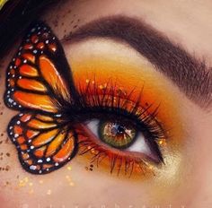 Soft Neutral Makeup, Natural Looking Makeup, Butterfly Face Paint, Butterfly Eyes, Butterfly Makeup, Butterfly Costume, Cute Eye Makeup, Face Art Makeup