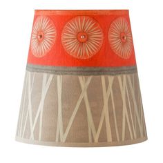 Tang Accent Drum Lamp Shade Historic New England, Decorative Lamp Shades, Drum Lamp Shade, Sunnies Studios, Drum Lamp, Drum Lampshade, Natural Forms, Saturated Color, Drum Shade