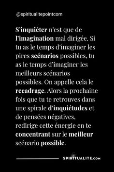 S'inquiéter et l'imagination Intj T, Quote Citation, Love Phrases, Self Quotes, Note To Self, Self Esteem, Positive Thinking, Positive Vibes