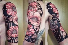 Discover 74+ japanese half sleeve tattoo latest Japanese Half Sleeve Tattoo, Japanese Half Sleeve, Half Arm Sleeve Tattoo, Tattoos Japanese, Half Sleeve Tattoos, Christian Sleeve Tattoo, Half Sleeve Tattoos Drawings, Tattoo Japanese