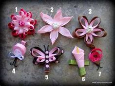 the instructions for how to make paper flowers and butterflies from toilet rolls or napkins