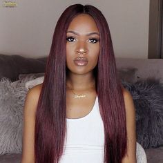 Burgundy Hair Dark Skin, Burgundy Hair Dark, Weave Ideas, Dark Burgundy Hair, Hair Color For Dark Skin, Black Hairstyles With Weave, Fire Hair, Hair Color Options