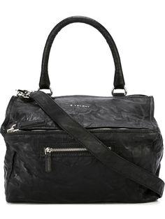 GIVENCHY MEDIUM PANDORA BLACK TOTE MESSENGER BAG  BB05250004-001  #GIVENCHYPANDORA #TotesShoppers Givenchy Bag Pandora, Pandora Bag, Givenchy Handbags, Genuine Leather Purse, Woman Bags Handbags, Mens Leather Bag, Black Shoulder Bag