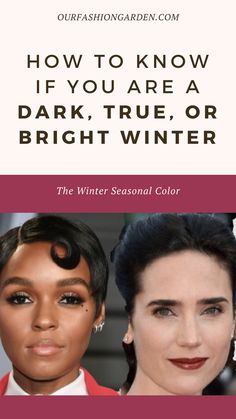 The Seasonal Color Palette for Winter What Type Of Winter Am I, Winter Complexion Colors, Winter Skin Color Palette, Hair Colours For Winter Skin Tone, Deep Winter Dark Skin, Winter Pallet Color Analysis, Best Hair Colour For Deep Winter, Color Analysis Winter Outfits, Colours For Winter Skin Tone