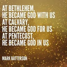 a quote from mark batterson about god's love for the people in us