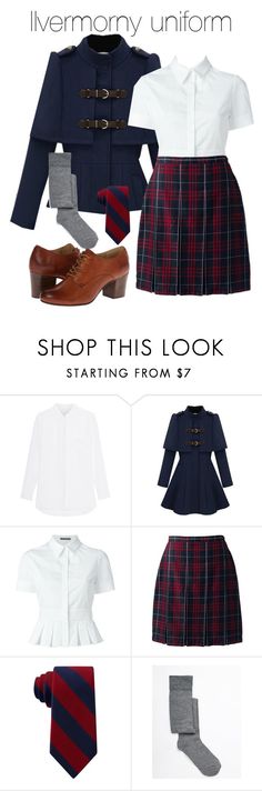 "Ilvermorny uniform" by ravenclawchick852 ❤ liked on Polyvore featuring Jadicted, Alexander McQueen, Lands' End, Tommy Hilfiger, ASOS and Frye Ilvermorny Uniform, Hp Harry Potter, Silk Blouses, Navy Coat, Harry Potter Outfits, Fandom Outfits, Blouse Silk, Witchy Fashion, Harry Potter Diy