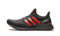 The adidas Ultra Boost 1. 0 “Louisville” is a collegiate colorway of the extremely comfortable running shoe for the Louisville Cardinals by adidas for its “NCAA Pack. ” Released by adidas ahead of the 2020 NCAA College Football season, the “Louisville” colorway salutes the school’s football team and other successful sports teams. A lightweight and airy speckled black and white Primeknit material forms the base of the upper. Black mesh detailing can be found around the collar and heel. Adidas’s s College Football Season, Louisville Cardinals, Adidas Ultraboost, Adidas Ultra Boost, Ultra Boost, Vintage Pants, Sports Teams, Jumpsuit Shorts Rompers, Adidas Superstar Sneaker