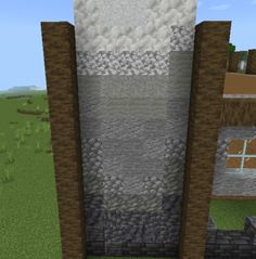 an image of a house in minecraft with the door ajar and windows open