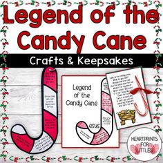 the legend of the candy cane craft and keepsakes for kids to learn how to make