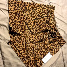 Cheetah Print With Bow A New Day, Cheetah Print, Color Orange, New Day, High Waist, High Waisted, Womens Shorts, Orange, Women Shopping