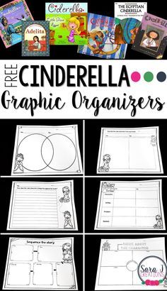 the cinderella graphic organizer for kids with pictures and text that reads, how to use it