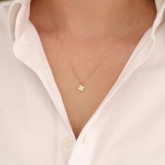 14k Gold CLOVER LEAF Shaped Minimal Necklace & Earrings Gold Customized Chain and Lock, Shamrock Necklace, Good Luck Gifts, Birthday Gift - Etsy Ireland Shamrock Necklace, Clover Jewelry, Blue Opal Necklace, Good Luck Gifts, Minimal Necklace, Clover Necklace, Gifts Birthday, Leaf Shapes, Clover Leaf