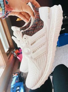 shoes,adidas,white,tennis shoes,boost White Tennis Shoes, Adidas White, Shoes Adidas, Adidas Ultra Boost, Ultra Boost, Crazy Shoes, Pretty Shoes, Dream Shoes, Shoe Obsession