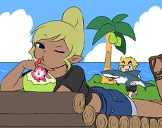 Link Zelda Tetra WindWaker PhantomHourglass LoZ Link Meme