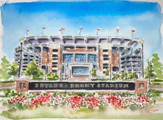 an artist's rendering of the penn state stadium