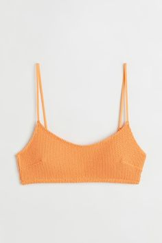 Padded Bikini Top - Orange - Ladies | H&M US 1 Baithing Suits, Swimsuit Inspo, Lululemon Outfits, Cute Bathing Suits, Preppy Summer, Summer Swim Suits, Cute Swimsuits, Cute Bikinis