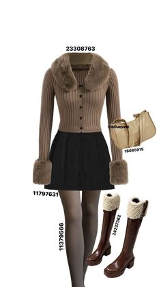 Shien Winter Looks, Shein Y2k Outfits Winter, Shein Chic Outfits, Shien Winter Outfits, Shein Outfits Codes Winter, What To Wear To A Restaurant, Shein Autumn Outfits, Winter Outfits Shein Codes, Shein Winter Outfits 2024 Codes