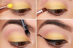 18 Eye Makeup Cheat Sheets If You Don't Know WTF You're Doing Prom Hacks, Makeup Cheat Sheets, Buying Makeup, Eye Bags Makeup, Eyebrow Template, Makeup 40, Michelle Phan, Makeup 101, Glasses Makeup