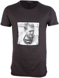 Dolce & Gabbana 'Steve McQueen' t-shirt on shopstyle.co.uk Steve Mcqueen, Men's Wardrobe, Men's Style, Men Fashion, Gentleman, Style Me, Cotton Tshirt, Dolce And Gabbana, Short Sleeves