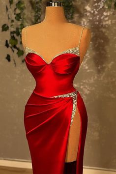 We could custom made 70+ colors & all sizes, if you do not not find the color name listed, pls leave message on special instructions to note the exact color you need. Also custom size is available, if you need your dress customized, pls leave your bust, waist, hips & barefoot height size in the order remark. Thank you. Prom Dress With Split, Split Prom Dresses, Dress With Split, Prom Dresses Modest, Glamour Dress, Pretty Prom Dresses, فستان سهرة