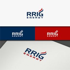 the logo for rig energy is designed to look like it has been made into an energy company