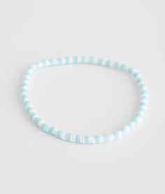 BKE Beaded Bracelet - Blue , Women's Blue Stretch bracelet One size fits most. Apparel & Accessories Beaded Bracelets Blue, Blue And White Bracelet, White Bracelet, Making Bracelets, Clay Bead, White Bracelets, Bracelet Blue, Bracelet Ideas, Bracelet For Women