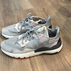 Men’s Adidas Nite Jogger Color: Grey And Orange Size 12 Adidas Nite Jogger, Nite Jogger, Grey And Orange, Adidas Men, Color Orange, Athletic Shoes, Men's Shoes, Size 12, Man Shop