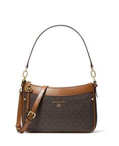 in stock Michael Kors Jet Set Shoulder Bag, Media Logo, Kors Jet Set, Classic Outfits, Online Bags, Jet Set, Crossbody Strap, Kate Spade Crossbody, Michael Kors Jet Set