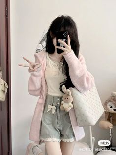 Simple Style Outfits, Cute Dress Outfits, Kawaii Clothes, Girly Outfits, Casual Summer Outfits