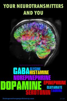 a poster with the words'your neurotransmitters and you '