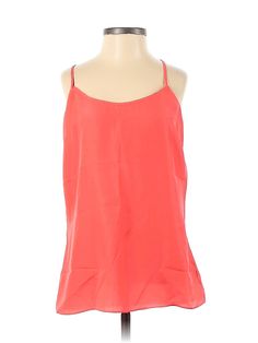 J.Crew Factory Store Sleeveless Top Size: 0 Orange Tops - used. 100% Polyester, Halter, | J.Crew Factory Store Sleeveless Top Orange Halter Tops - Used - Size 0 Orange Tops, Orange Top, Halter Tops, J Crew Factory, Sleeveless Blouse, Halter Top, Basic Tank Top, Sleeveless Top, J Crew