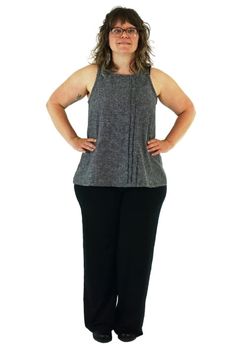 Sophisticated and earth friendly, this tank has room for a breeze in the summer heat. Made from an eco-friendly blend of hemp and organic cotton, this top is great for everyday wear. Whether you're doing chores around the house or in the studio getting crafty, or enjoying a glass of wine on a patio. Crafted in the Pacific Northwest with a gentle A-line flare, this top can easily be dressed up. We suggest wearing it over Fitted Comfy Skirt for maximum comfort. If you enjoy sewing, you can make on Doing Chores, Comfy Skirt, A Glass Of Wine, Weather Wear, Glass Of Wine, The Pacific Northwest, Organic Linens, Summer Heat, Earth Friendly