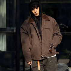 Product Show： Cargo Coat, Korean Jeans, Fall Workwear, Retro Coat, Lapel Coat, Running Shorts Men, Mens Fashion Jeans, Workwear Jacket, Cargo Jacket