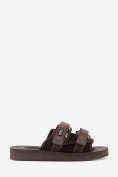 MOTO-VS Flats in brown nylon, 100% suede, 100% rubber, rubber sole, strap clousure, open toe, insole with logo, logo application, vibram soleGender: WomenMaterial: NYLONColor: BROWNMade in: ITProduct ID: 109748_OG-056VSUnisex Fit: Sizes may vary. For accurate sizing, please contact our customer support team.*Import tax/duty will be calculated at checkout (If applicable) Logo Application, Sporty Sandal, Brown Flats, Unisex Shoes, Sneaker Wedge, High End Fashion, Bridal Shoes, Manolo Blahnik, Shoe Brands