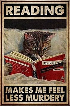 Black Cat Reading, Katt Grejer, طابع بريدي, Cat Reading, Reading A Book, Cat Posters, Photo Images