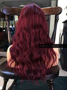 Wine Hair Color, Red Ombre Hair, Wine Red Hair, Wine Hair, Red Wig, Bright Red Hair, Dark Red Hair, Red Wigs